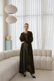 The Olive valvet abaya